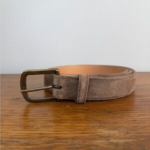 Tecovas Men's Granite Bovine Suede Belt Buckle Size 40.